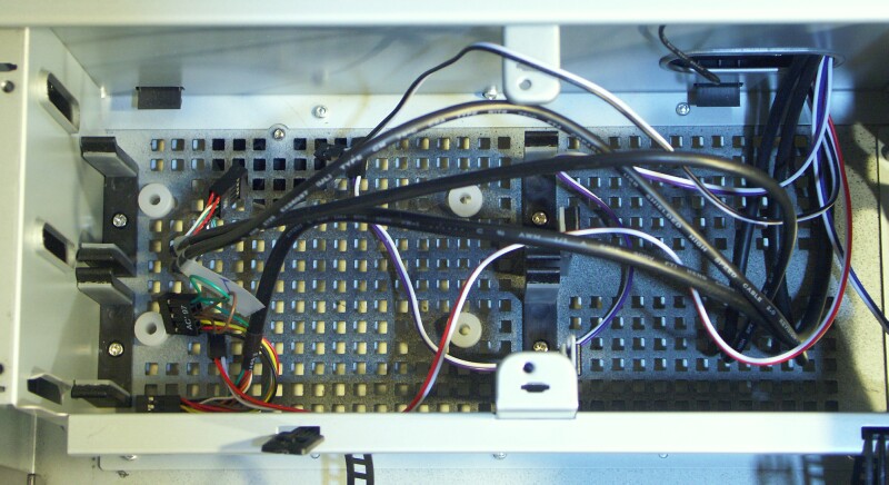 Empty hard drive bays