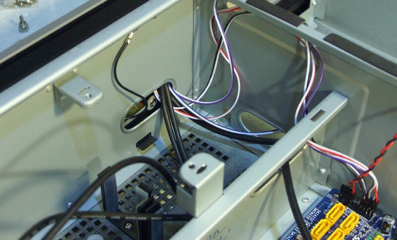 Front panel cables
